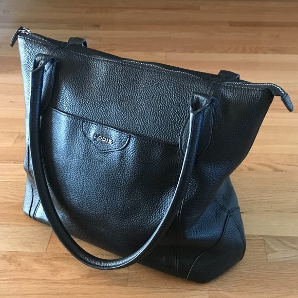 lodis sierra leather tote
